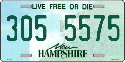 NH license plate 3055575