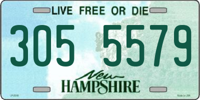 NH license plate 3055579
