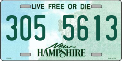 NH license plate 3055613