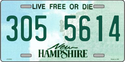 NH license plate 3055614