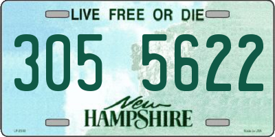 NH license plate 3055622