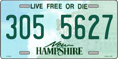 NH license plate 3055627