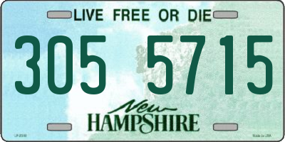 NH license plate 3055715
