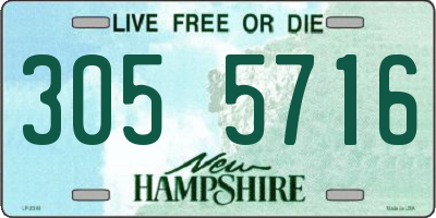 NH license plate 3055716