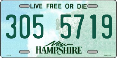 NH license plate 3055719