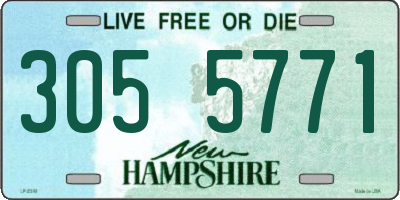 NH license plate 3055771