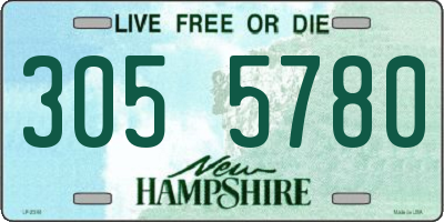 NH license plate 3055780