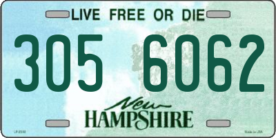 NH license plate 3056062