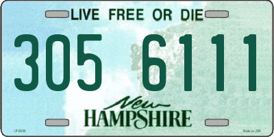 NH license plate 3056111