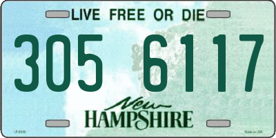 NH license plate 3056117
