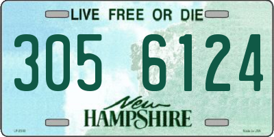 NH license plate 3056124