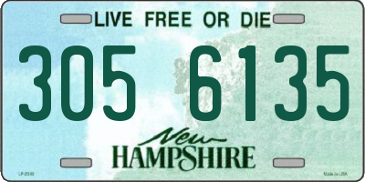 NH license plate 3056135