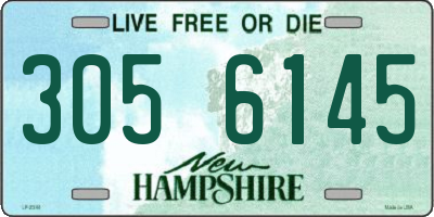 NH license plate 3056145