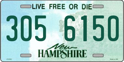 NH license plate 3056150
