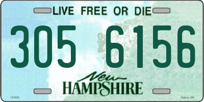 NH license plate 3056156