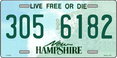 NH license plate 3056182
