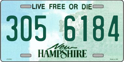 NH license plate 3056184