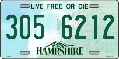 NH license plate 3056212