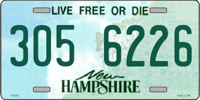 NH license plate 3056226
