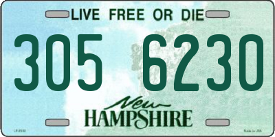 NH license plate 3056230