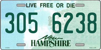NH license plate 3056238