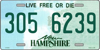 NH license plate 3056239