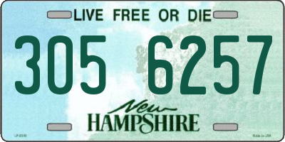 NH license plate 3056257