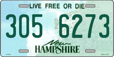 NH license plate 3056273