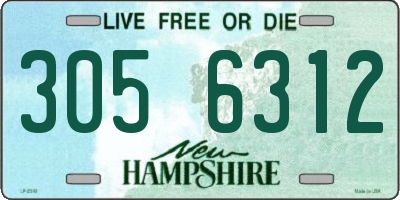 NH license plate 3056312