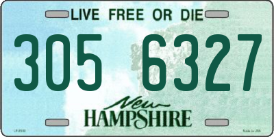 NH license plate 3056327