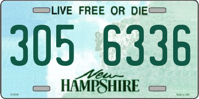 NH license plate 3056336