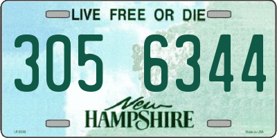 NH license plate 3056344