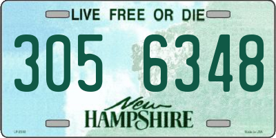 NH license plate 3056348