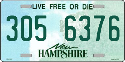 NH license plate 3056376