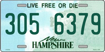 NH license plate 3056379