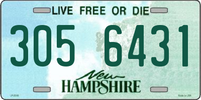 NH license plate 3056431