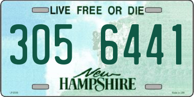 NH license plate 3056441