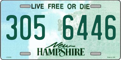 NH license plate 3056446