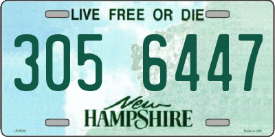 NH license plate 3056447