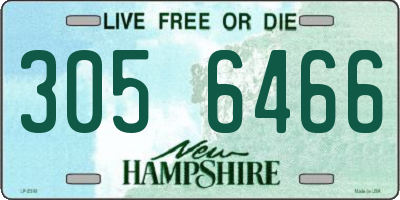 NH license plate 3056466