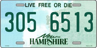 NH license plate 3056513
