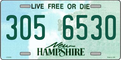 NH license plate 3056530