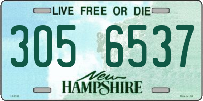 NH license plate 3056537