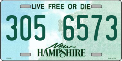 NH license plate 3056573