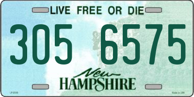 NH license plate 3056575