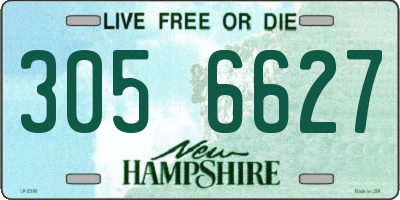 NH license plate 3056627