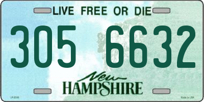 NH license plate 3056632