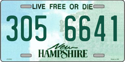 NH license plate 3056641