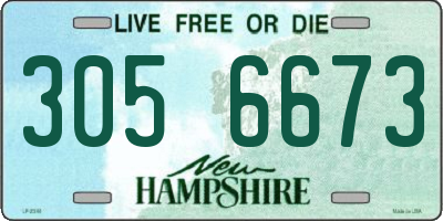 NH license plate 3056673