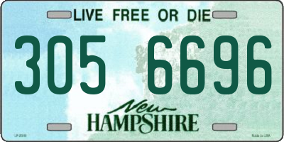 NH license plate 3056696